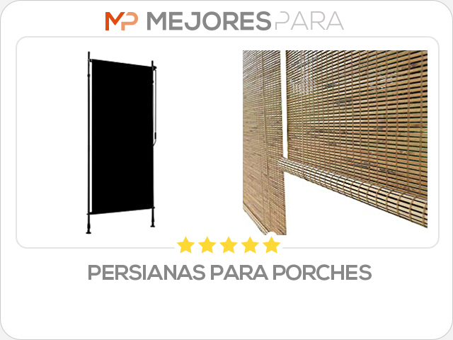 persianas para porches