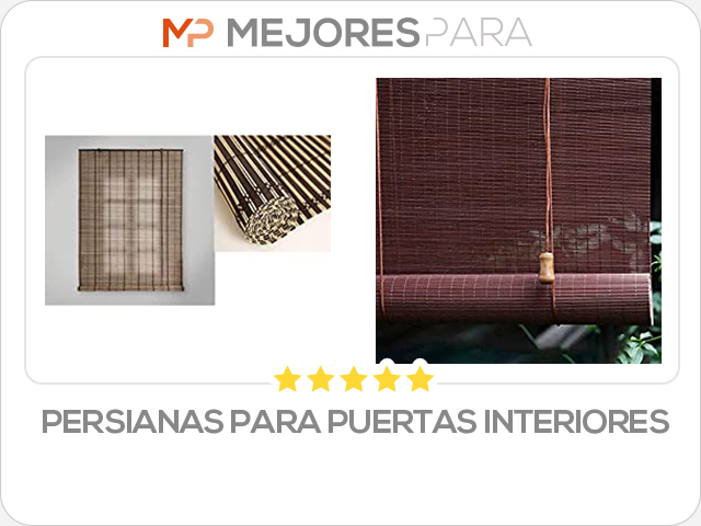 persianas para puertas interiores