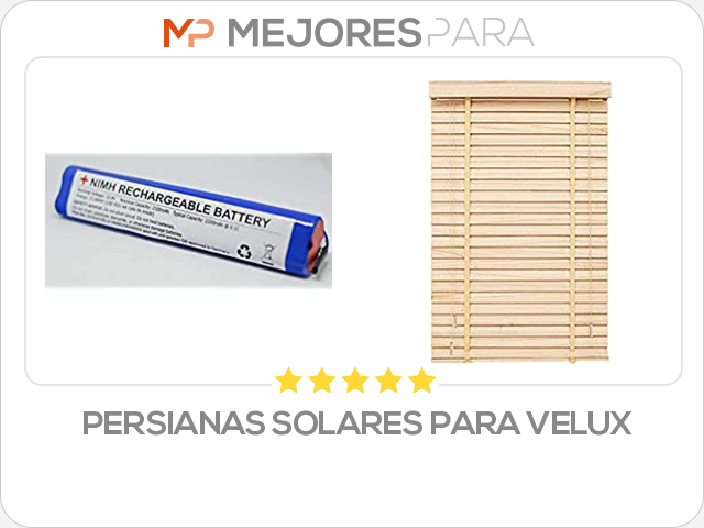 persianas solares para velux