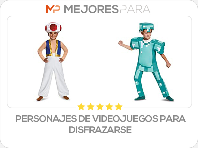 personajes de videojuegos para disfrazarse