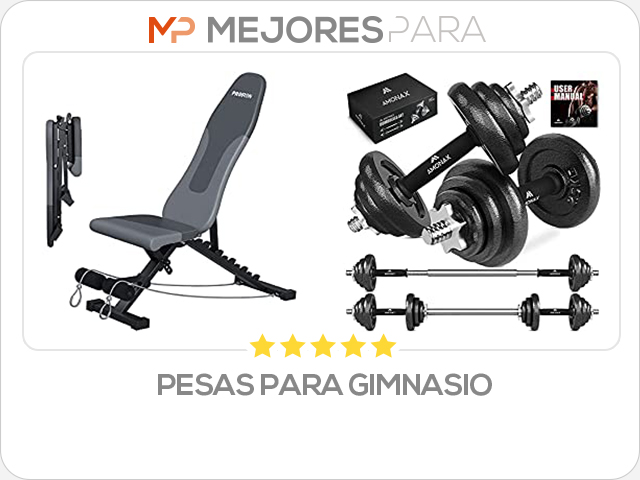 pesas para gimnasio