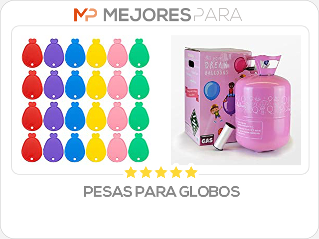 pesas para globos