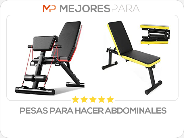 pesas para hacer abdominales