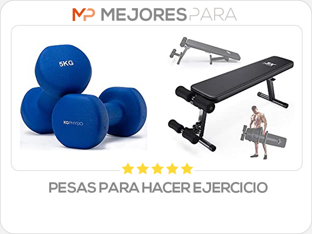 pesas para hacer ejercicio