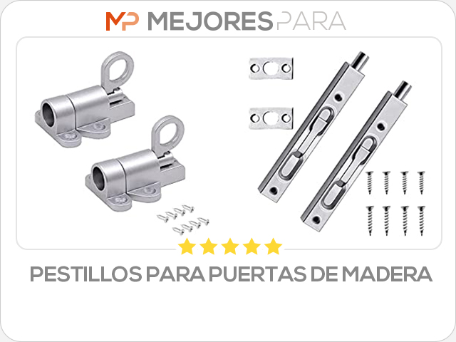 pestillos para puertas de madera