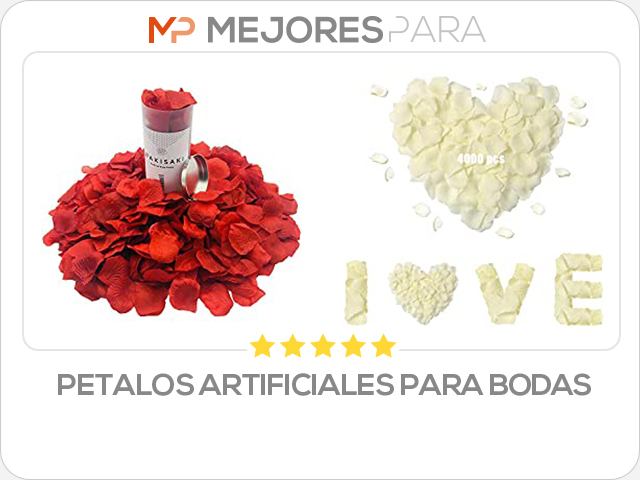 petalos artificiales para bodas