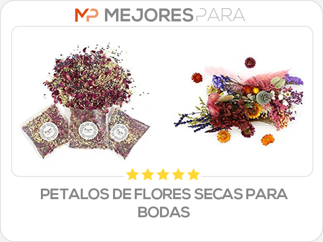 petalos de flores secas para bodas