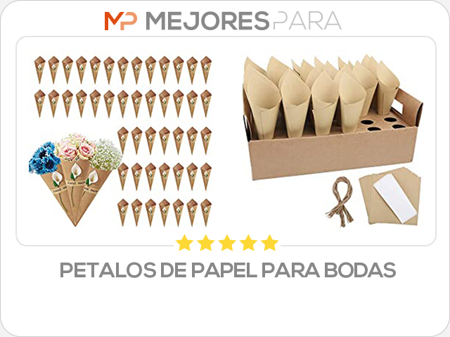 petalos de papel para bodas