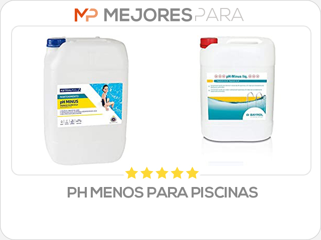 ph menos para piscinas