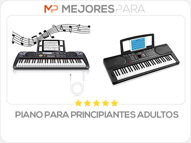 piano para principiantes adultos