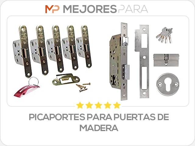 picaportes para puertas de madera