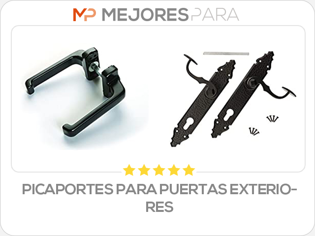 picaportes para puertas exteriores