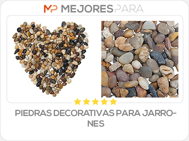 piedras decorativas para jarrones