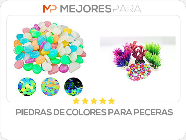 piedras de colores para peceras