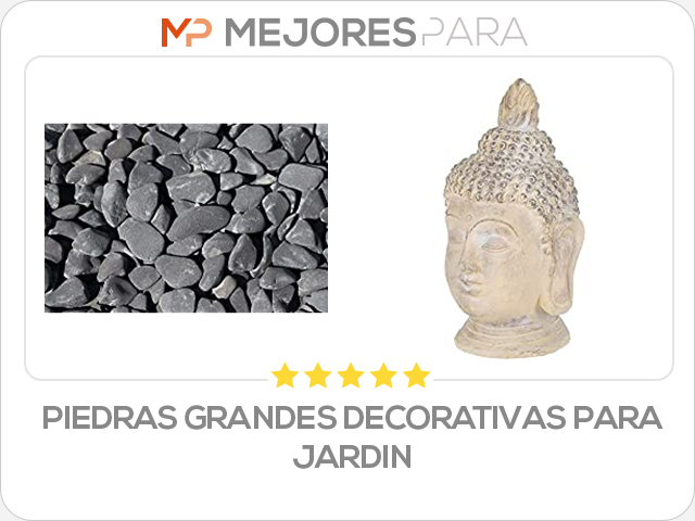 piedras grandes decorativas para jardin