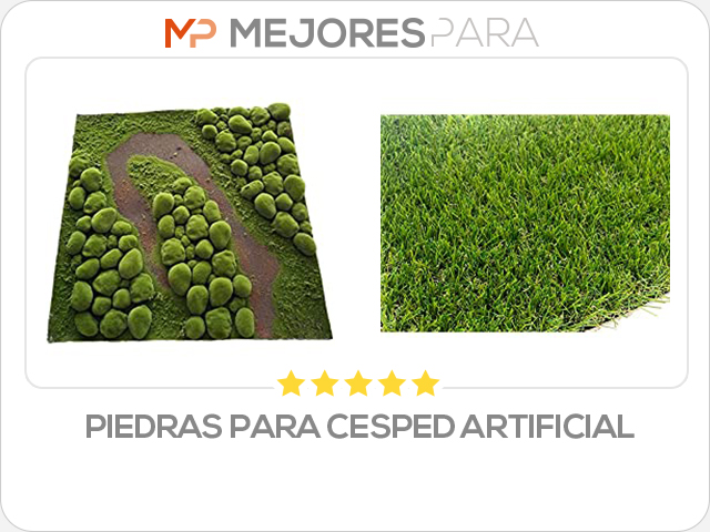 piedras para cesped artificial