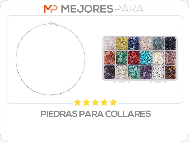 piedras para collares