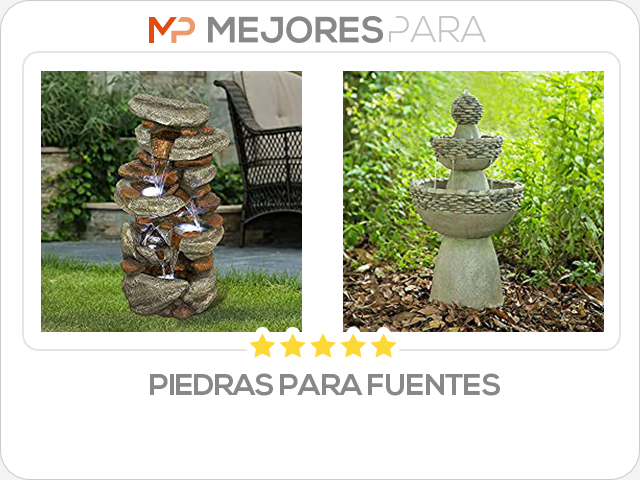 piedras para fuentes