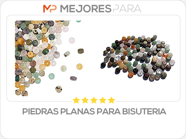 piedras planas para bisuteria