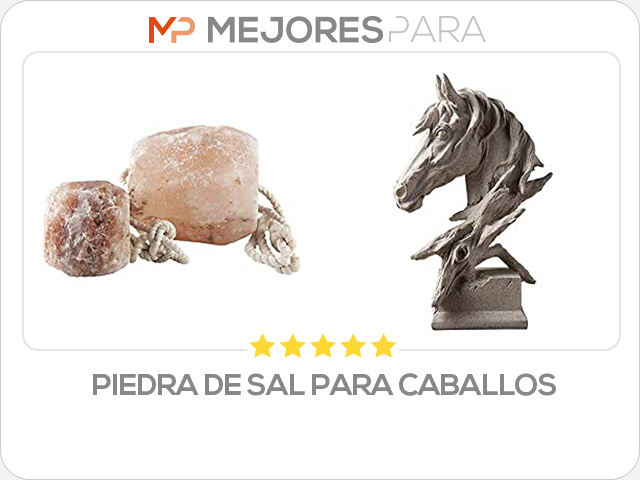 piedra de sal para caballos