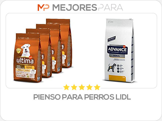 pienso para perros lidl