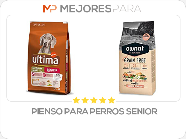 pienso para perros senior