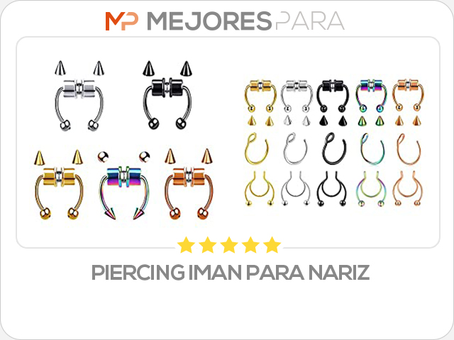 piercing iman para nariz