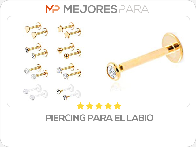 piercing para el labio