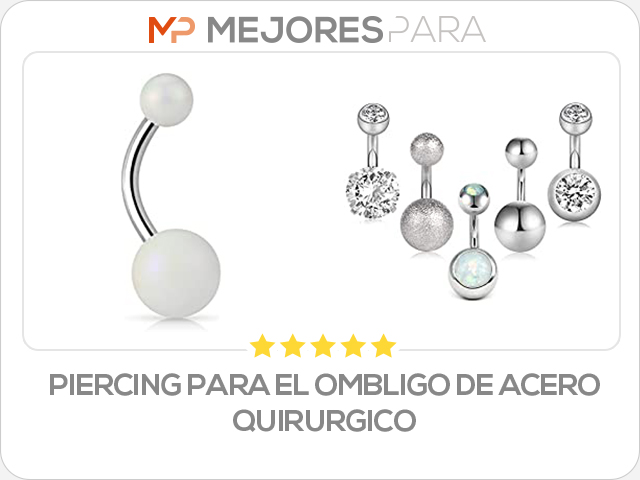 piercing para el ombligo de acero quirurgico