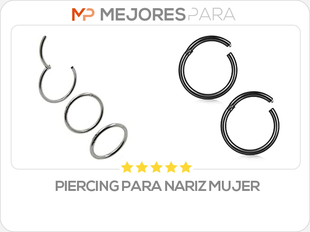 piercing para nariz mujer