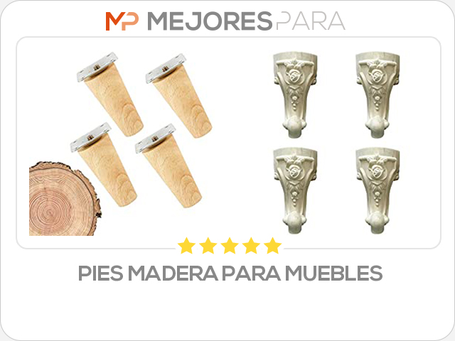 pies madera para muebles