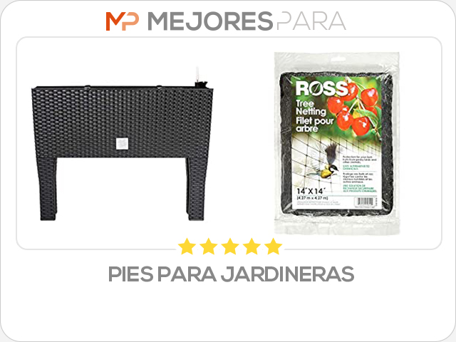 pies para jardineras