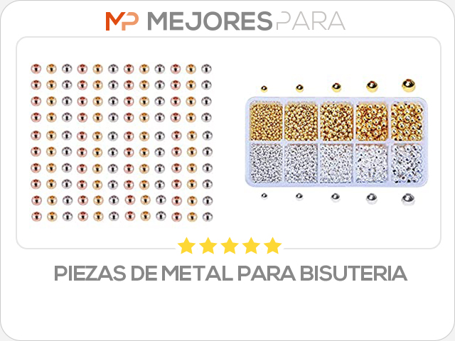 piezas de metal para bisuteria