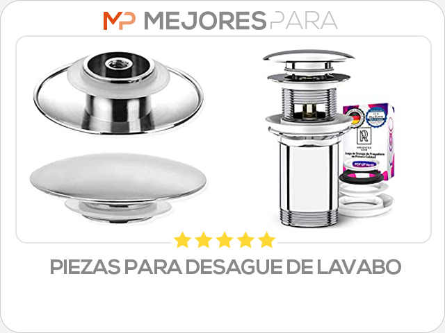 piezas para desague de lavabo