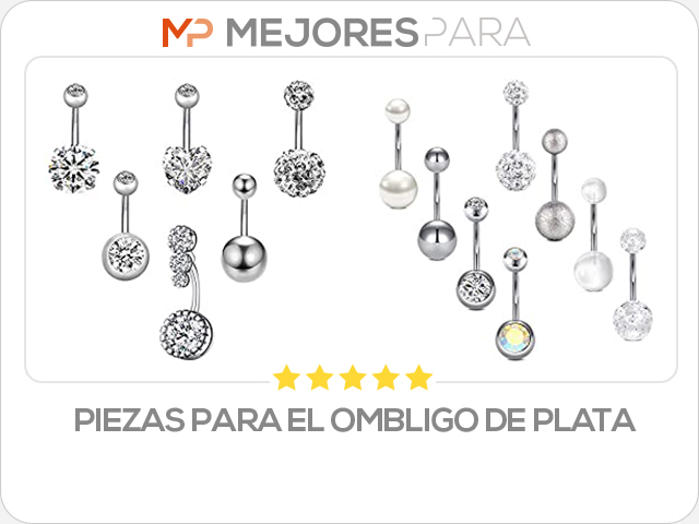 piezas para el ombligo de plata