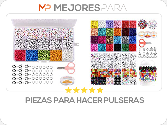 piezas para hacer pulseras