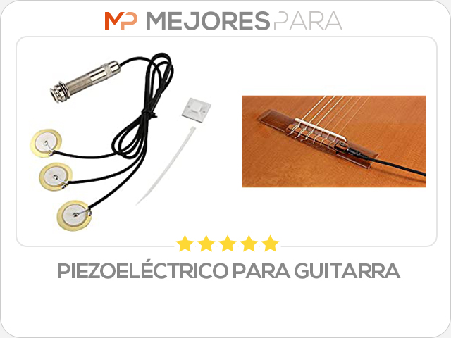 piezoeléctrico para guitarra