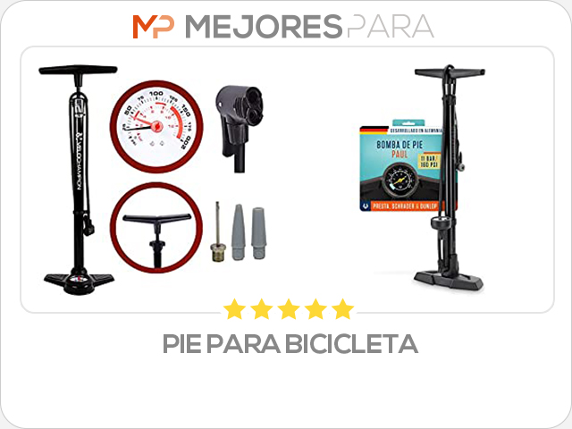 pie para bicicleta