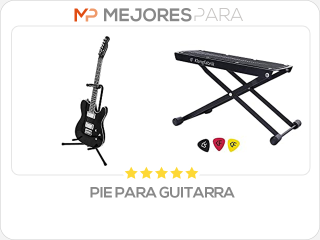 pie para guitarra