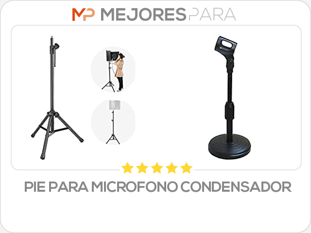 pie para microfono condensador