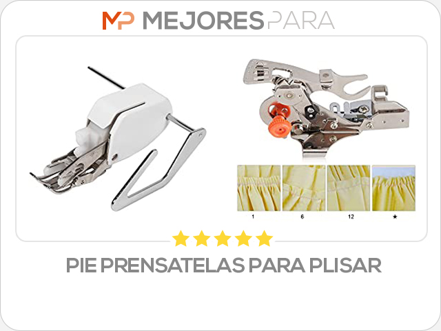 pie prensatelas para plisar