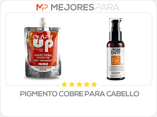 pigmento cobre para cabello