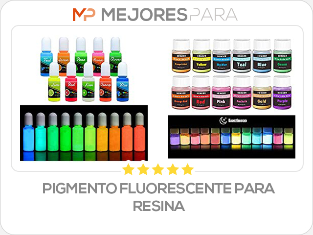 pigmento fluorescente para resina