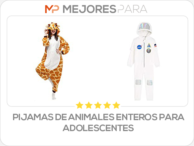 pijamas de animales enteros para adolescentes