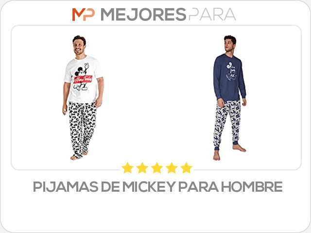 pijamas de mickey para hombre