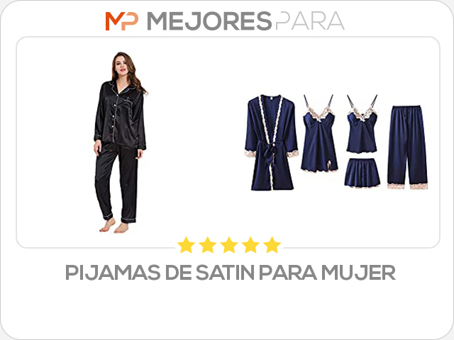 pijamas de satin para mujer