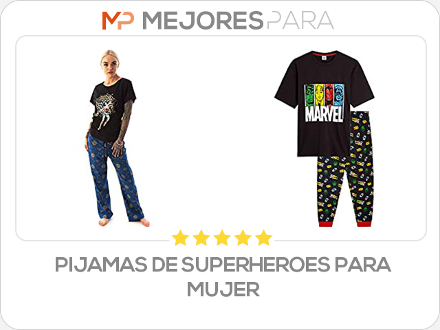 pijamas de superheroes para mujer