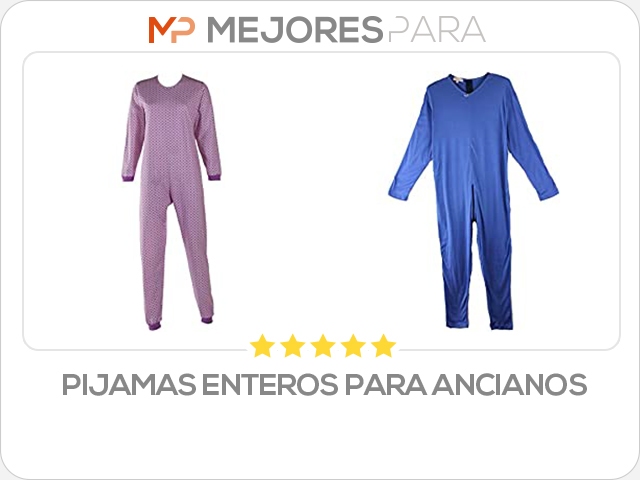 pijamas enteros para ancianos