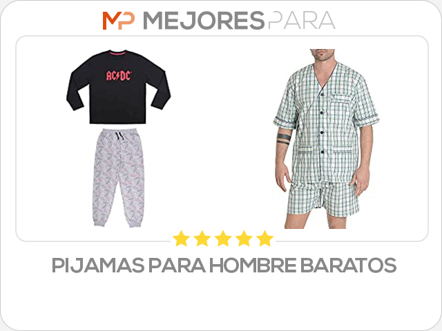 pijamas para hombre baratos