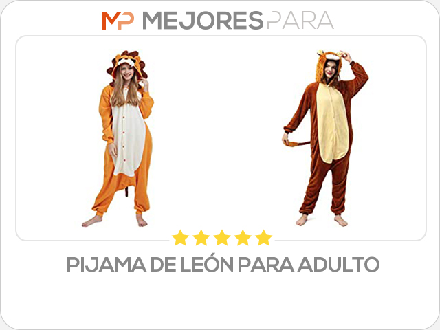 pijama de león para adulto